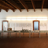 Salone piano terra Palazzo Tassoni Estense allestito per la mostra XfafX Festival 