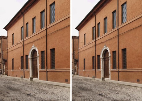 Palazzo Tassoni. Sede del Dipartimento di Architettura di Ferrara.<br>Servizio fotografico di Enrico Geminiani.
