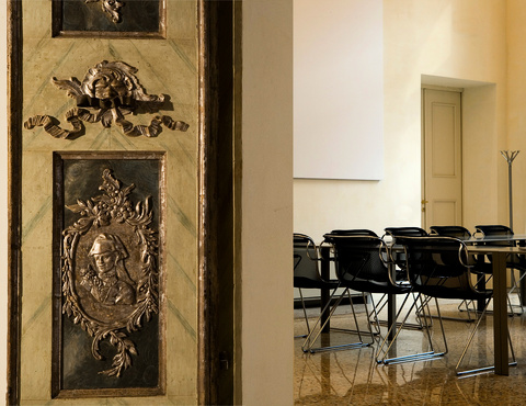 Palazzo Tassoni Estense. Sala del Consiglio, Dipartimento di Architettura di Ferrara.